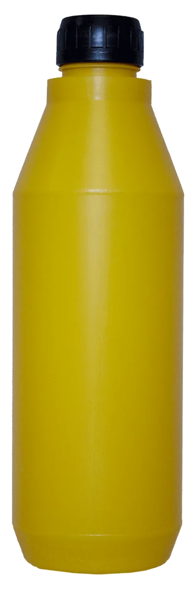 1 l geltonas butelis